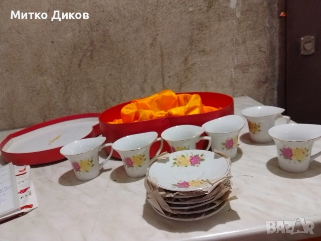 Сервиз а кафе чай нов 12 части, снимка 2 - Сервизи - 53649093