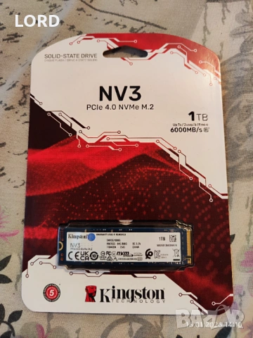 SSD 1TB Kingston NV3 NVME - Ново!