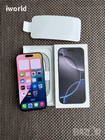 НОВ❗️256Gb❗️iPhone 16 Pro  Лизинг от 84лв/м / Black Titanium ГАРАНЦИЯ❗️, снимка 7 - Apple iPhone - 48664868