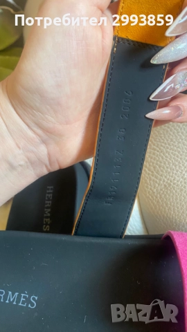 Чехли ЕРМЕС н.37* Hermes chypre sandals, снимка 3 - Чехли - 42728789