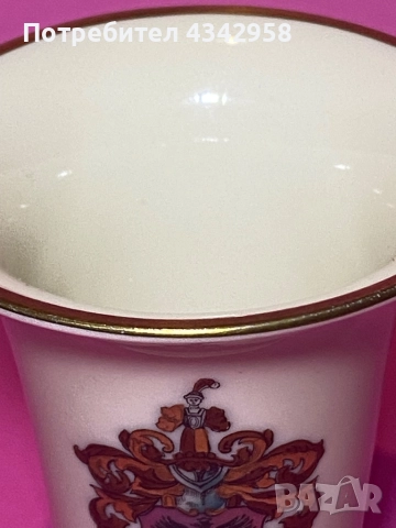 Bauer & Lehmann. 1935-1945 г. Малка ваза., снимка 3 - Антикварни и старинни предмети - 52869534