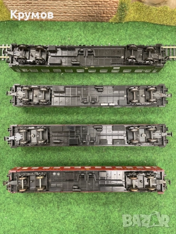 Вагон пътнически 4-осен Шихт DR HO 1:87 влак ЖП модел осветление, снимка 3 - Колекции - 51518004