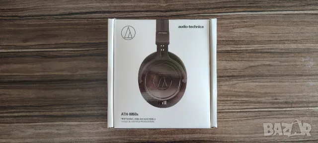 Професионални студийни слушалки Audio-Technica ATH-M60X (в гаранция), снимка 1 - Слушалки и портативни колонки - 49476853