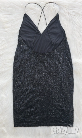 Дамска рокля с паети размер S-М, снимка 7 - Рокли - 52678211