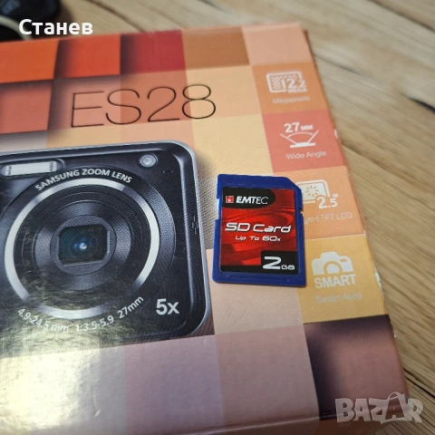 Продавам SAMSUNG ES28 - 12.2MPx , снимка 3 - Фотоапарати - 53641307