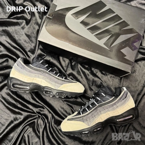 !ЛИМИТИРАНИ! Nike Air Max 95 | C*mme Des Garcons 'Grey' | + КУТИЯ, снимка 2 - Маратонки - 54167497
