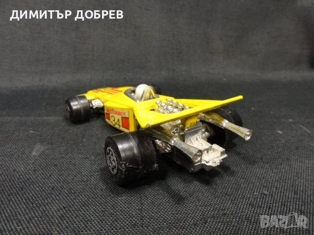 СТАРА РЕТРО МЕТАЛНА КОЛИЧКА MATCHBOX ENGLAND SPEED KINGS, снимка 3 - Колекции - 50839602