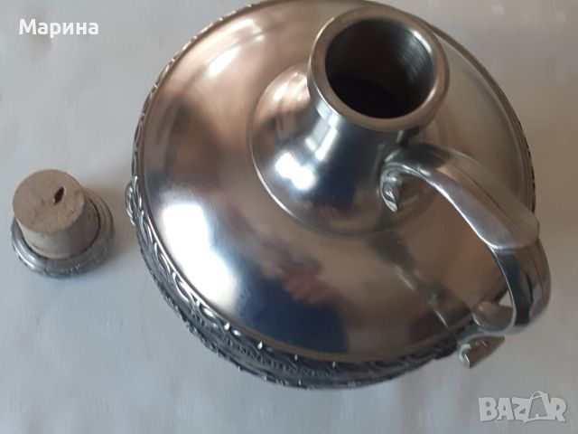 Кана и чаши за ракия от калай Antik*Vintage, снимка 6 - Антикварни и старинни предмети - 45096057