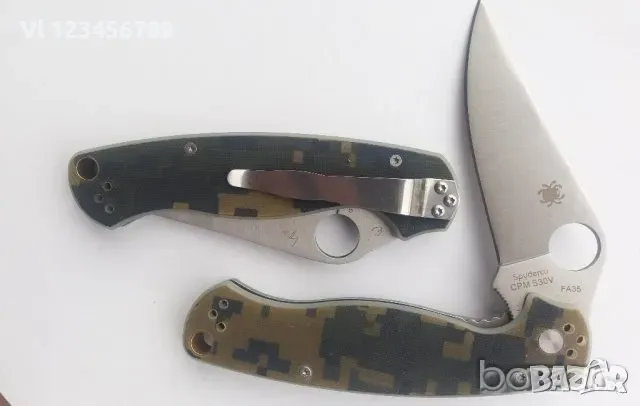 Сгъваем нож Spyderco CPM-S30V - FA35, 80х210мм, снимка 3 - Ножове - 48815847