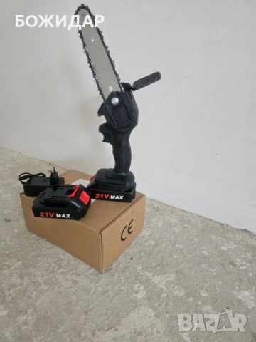 Верижен трион на батерия, снимка 3 - Градинска техника - 53890533