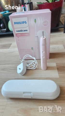 3 бр. нови глави, зарядно, кутия и четка за части Philips Sonicare 5100, снимка 9 - Други - 53165220
