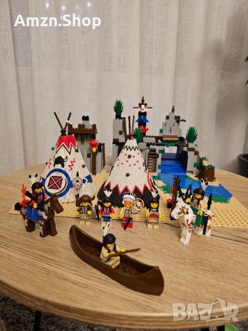 Lego 6766 Rapid River Village Уестърн Индианци, снимка 1 - Колекции - 45481117
