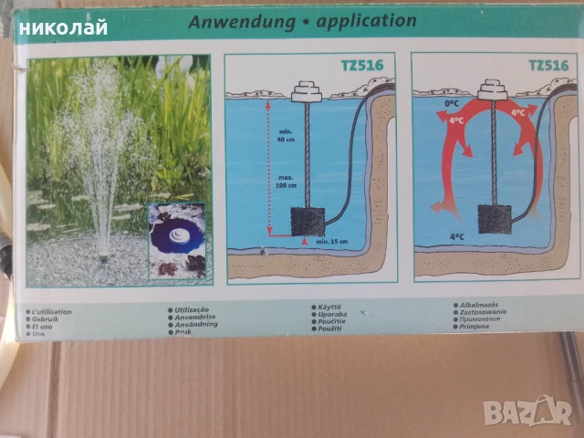 Водна помпа-фонтан, снимка 3 - Водни помпи - 51011111