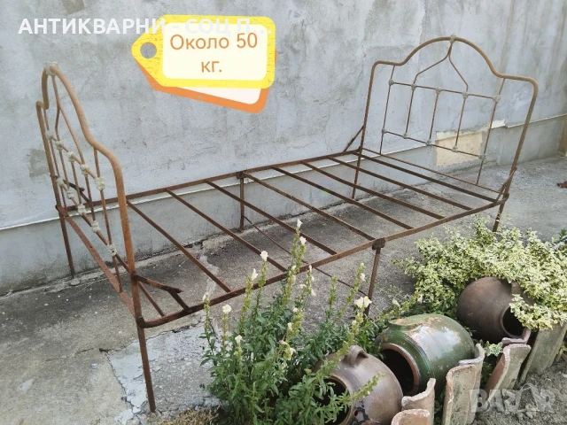 Старо Ковано Сгъваемо Легло. , снимка 7 - Антикварни и старинни предмети - 50824328