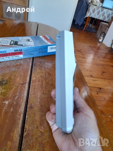 Стар калкулатор с принтер Casio HR-8A, снимка 4 - Други ценни предмети - 51467487