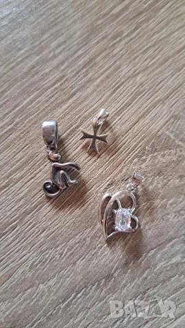 Сребърни висулки, снимка 5 - Колиета, медальони, синджири - 54012066