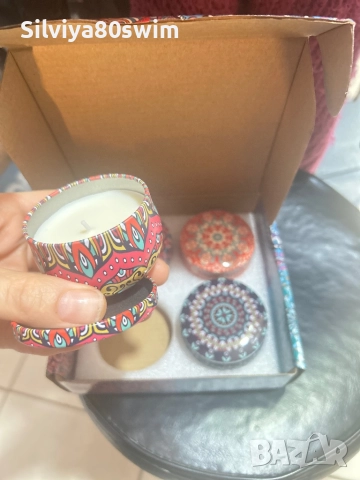 Дамски портфейл+чанта в едно +подарък ароматна свещ, снимка 9 - Портфейли, портмонета - 52329431