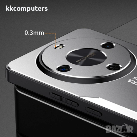 Калъф за Honor Magic8 Lite 5G, Алуминиева Сплав + TPU + PC, Брониран Дизайн, Вкл. Скрийн Протектор, , снимка 7 - Калъфи, кейсове - 53174567