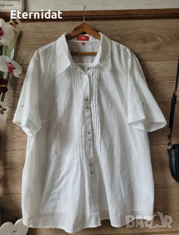 Бяла риза бродерии , снимка 1 - Ризи - 45730443