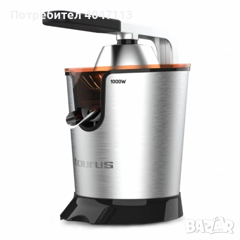Професионална сокоизстисквачка Taurus Easy Press 1000 Legend – 1000W AC мотор и неръждаема стомана, снимка 9 - Сокоизстисквачки и цитрус преси - 51597307
