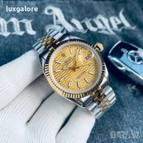 Mъжки часовник Rolex Datejust Two Tone с автоматичен механизъм, снимка 1 - Мъжки - 46836355