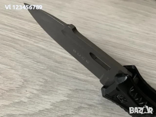 Сгъваем автоматичен нож Buck-Da148-90х225 мм Black eddition, снимка 2 - Ножове - 54000892