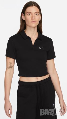 Nike Women's shorts sleeve polo top, Дамска тениска / T-Shirt, снимка 2 - Тениски - 45560004