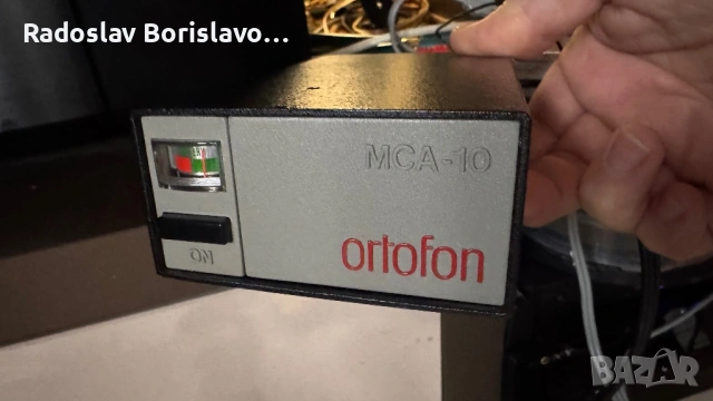 Повишаващ трансформатор за MC дози и доза Ortofon MC 10
