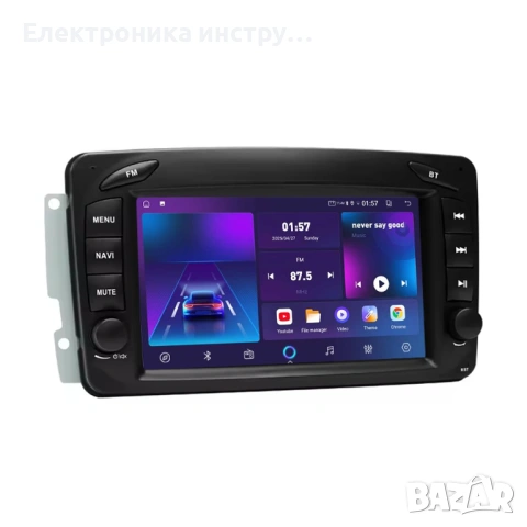 7-инчова мултимедия за Mercedes CCLK W168 W209 (2000–2008) – Android Carplay, снимка 2 - Аксесоари и консумативи - 53882403