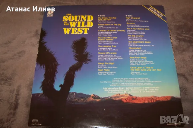 The sound of the wild west грамофонна плоча, снимка 2 - Грамофонни плочи - 48828897