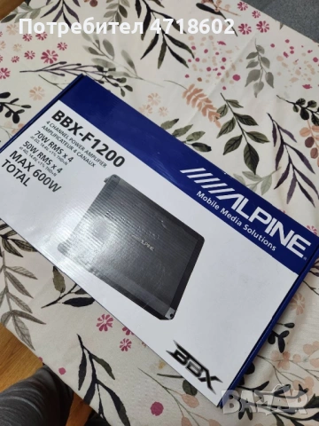 Усилвател Alpine 600 W, снимка 2 - Аудиосистеми - 53218510