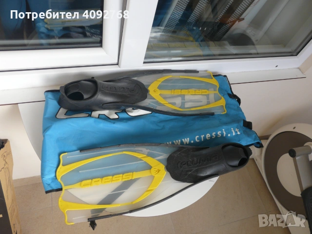 плавници и шорхел CRESSI неупотребявани 39 номер