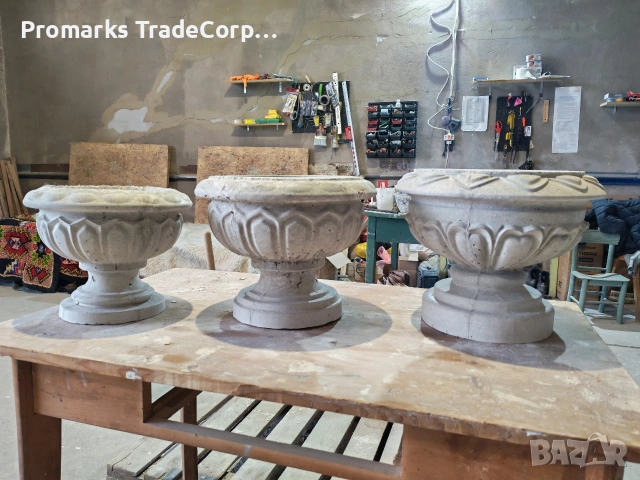 Саксии и Кашпи от бетон , снимка 4 - Саксии и кашпи - 54114861