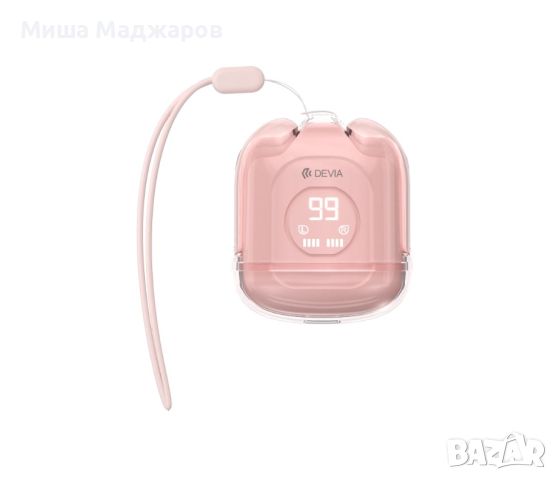 Блутут Devia TWS слушалки, снимка 3 - Слушалки, hands-free - 45527003