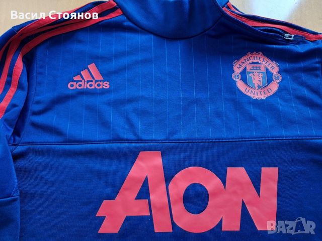Манчестър Юнайтед / Manchester United Adidas 2015-16г. - горнище размер М, снимка 2 - Фен артикули - 45510763