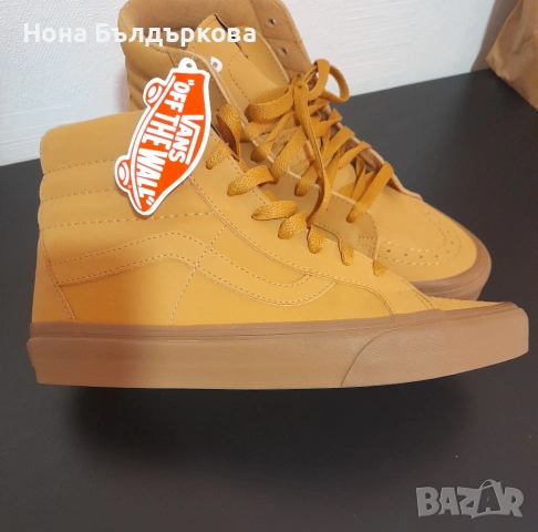 Удобни мъжки спортни обувки Vans UA SK8 HI естествена кожа отговарящи на размер 41 _26.5 