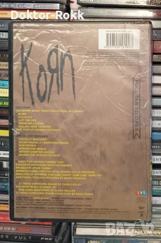 Korn DVD , снимка 2 - DVD дискове - 53874562