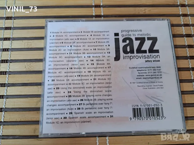 Jeffery Wilson – rogressive Guide To Melodic Jazz Improvisation, снимка 3 - CD дискове - 49785171