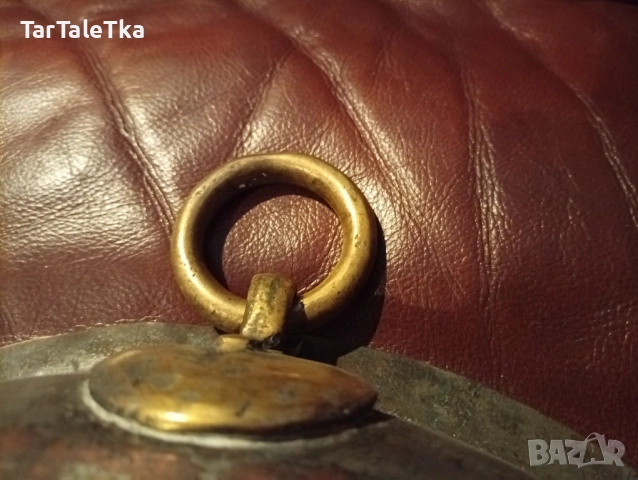 Бакър меден съд гевгир с печат на майстора, снимка 9 - Антикварни и старинни предмети - 51922385