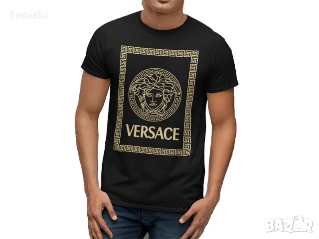 Мъжки Тениски Versace принт  3 модела Всички размери