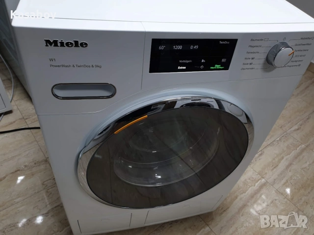 Miele 1600rpm 9кг Wi-Fi TwinDos Пералня Миеле 12м Гаранция