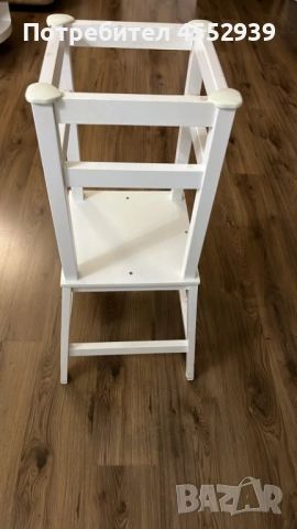 Кула Монтесори дървена, бяла, снимка 3 - Мебели за детската стая - 53215608