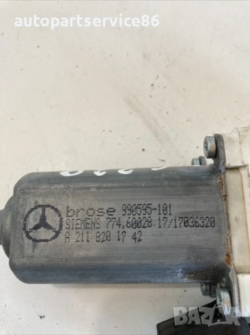 Мотор за прозорец за предна дясна врата за Mercedes C220 CDI Cl203 (2007) A2118201742, снимка 2 - Части - 53983102