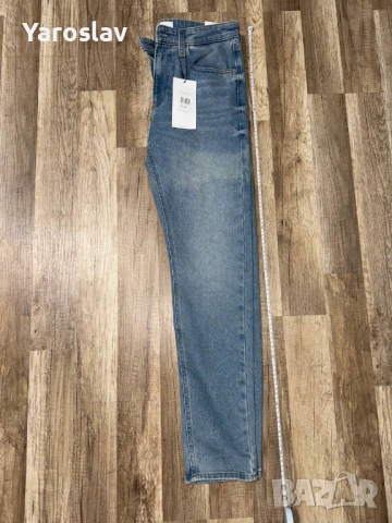 Оригинални дънки Calvin Klein Jeans Slim Taper - W30 x L32 (с етикети), снимка 2 - Дънки - 53487583