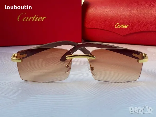 Cartier 2024 мъжки слънчеви очила, снимка 11 - Слънчеви и диоптрични очила - 48009402