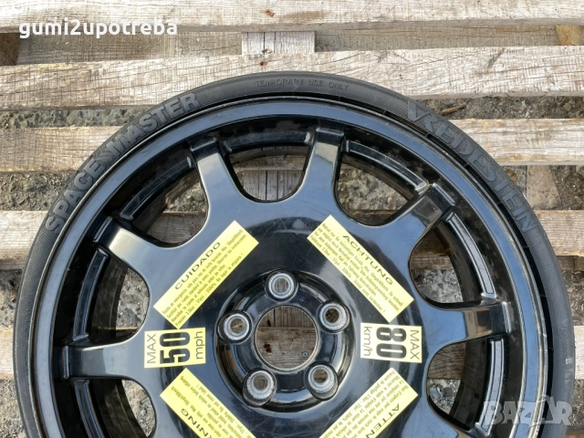 19 Резервна Джанта Патерица 5х112 AUDI A4 B8 ALLROAD 6J et36 175/55/19, снимка 2 - Гуми и джанти - 52267012