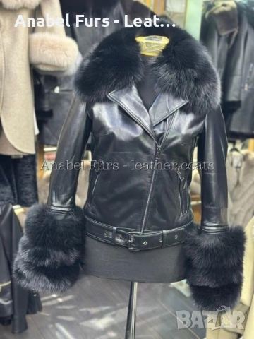 Дамски якета от естествена кожа и естествен косъм, снимка 3 - Якета - 53207610