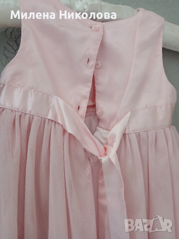 Празнична рокля 18-24м, снимка 3 - Бебешки рокли - 53664692