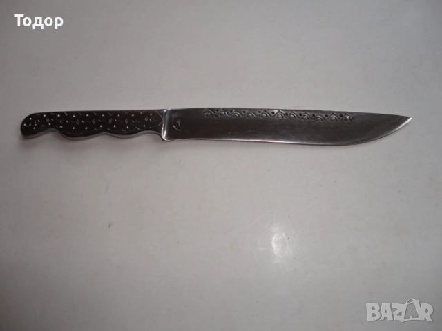 Страхотен ловен  нож гравюри 6, снимка 11 - Ножове - 52825081