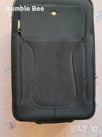 Kуфар Почти Запазен Колелца Пътнически Ръчен Багаж 57/38/23 Черен